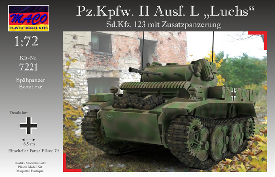 1/72　独PzKpfwIIAusfLルクス偵察戦車・増加装甲