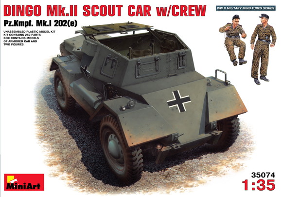 1/35　ディンゴMK.II（Pz.Kpfw.Mk 1 202 (e) ) w/CREW