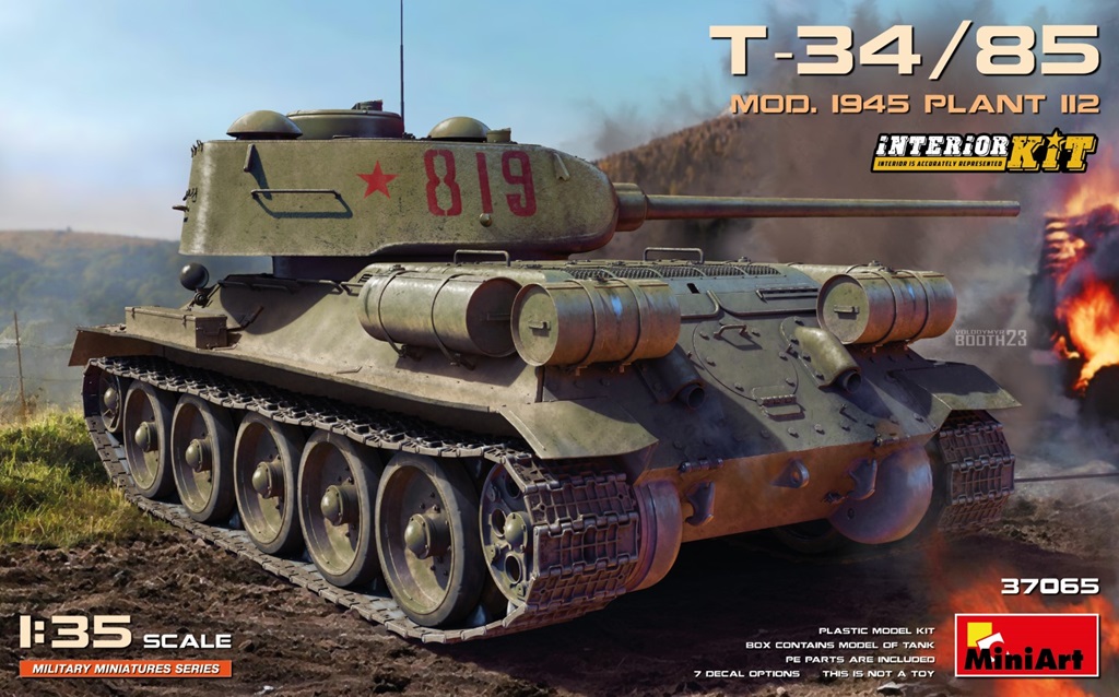 1/35　T-34-85 1945年 第112工場製　インテリアキット