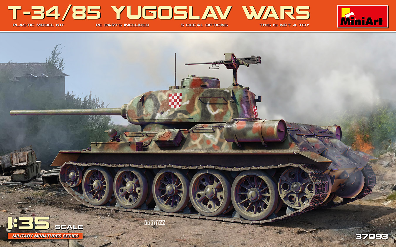 1/35　T-34/85 ユーゴスラビア戦争