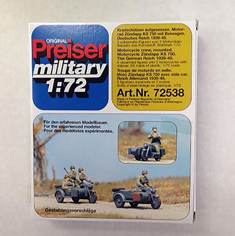 【予約する】 1/72 ドイツオートバイ兵5体+サイドカー2台乗車シーン 【予約する】 1/72 ドイツオートバイ兵5体+サイドカー2台乗車シーン