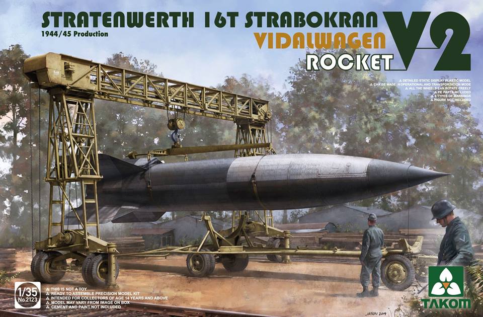 1/35 シュトラーテンヴェルト社 16t ガントリークレーンw/フィダルワーゲン &V2ロケット 1944/45年生産