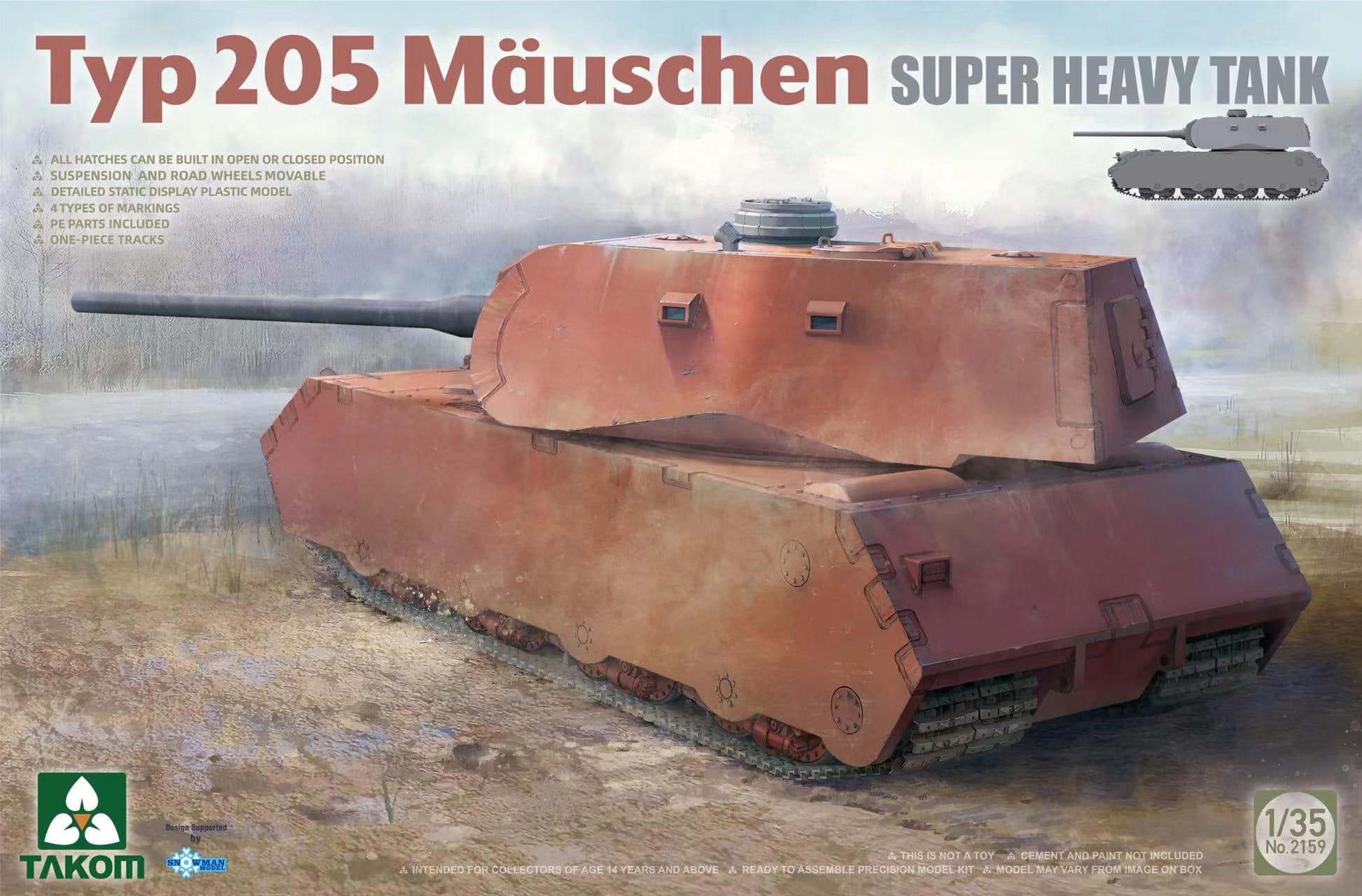 1/35 タイプ205 ｢モイスヒェン｣ 超重戦車