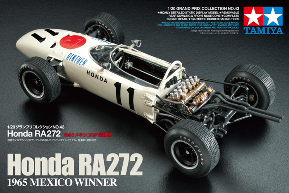 1/20 Honda RA272　1965メキシコGP優勝車